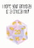 game dice Birthday Card 19098 created by Peach and Mimi