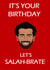 Mohammed Salah Liverpool FC Birthday Card 21109 created by Daniel