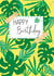 plant leaves Birthday Card 41803 created by Diary of a Craft Girl