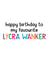 favourite wanker Birthday Card 21039 created by HabFab