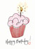 Cupcake Birthday card created by doodleshoe paper goods