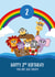 Happy 2nd Birthday - Cute Animals - Noah's Ark Theme created by Roger Bear Designs