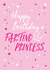 fart princess Birthday Card 20549 created by Superlush Cards