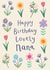 Floral Nana Birthday Card created by Sarah Catherine