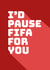 pause fifa Valentines Day Card 38502 created by Victoria Thomas