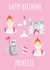 princess girl Birthday Card 18907 created by Alicia Ard