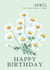 birth flower Birthday Card 10397 created by Summer Lane Studio