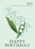 lily of the valley birth Birthday Card 10398 created by Summer Lane Studio