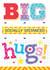 BIG Socially Distanced hugs lockdown card created by Half-Bee