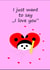bug hearts Valentines Day Card 46497 created by @HappyTottii