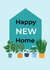 plant house New Home Card 18687 created by AM Designs