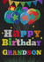 Chalkboard balloons Grandson birthday card created by Kerrylovescards
