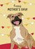 Boxer dog Mother's Day card created by Evie Garnett Designs