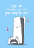 love playstation Valentines Day Card 17819 created by The Tipsy Turtle
