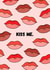 Kiss me Valentines Day Card 20612 created by Dear Dainty Designs