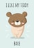 like teddy Valentines Day Card 46734 created by Cheeky Peeky