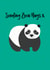 wild panda Thinking of you Card 10725 created by Chameleon and Co
