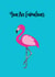 flamingo tropical Love & Friendship Card 10731 created by Chameleon and Co