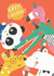 animals party Birthday Card 21191 created by Stripey Paper