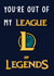League Gaming Valentines Day Card 15506 created by Em
