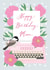 typewriter bird Birthday Card 7646 created by Ness Nordberg