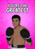 muhammad ali boxing Valentines Day Card 21030 created by The Sport Rag
