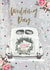 Wedding Day Just Married Greetings Card created by Natalie Ryan