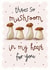 mushroom heart Valentines Day Card 14813 created by Hot Dog greetings