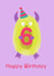 6 6th Birthday Card 19987 created by Get The Party Crafted