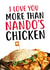 Nandos Nando's Valentines Day Card 33657 created by @linesbehind