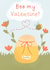 honey bee Valentines Day Card 21210 created by FluffyBee