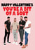 Lads Fourlads Valentines Day Card 20510 created by GOAT Creative