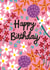 flower pretty Birthday Card 17397 created by @AimeeStevens.Design