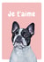 pug dog Valentines Day Card 20658 created by Studio Woof
