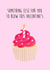 cake blow Valentines Day Card 41941 created by MJB Design