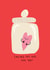 GALENTINES HEART Love & Friendship Card 20523 created by NICHOLA COWDERY ILLUSTRATIONS 