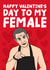 Friday Night Dinner - Martin - Happy Valentine's Day To My Female - Funny Card created by Studio Doodles