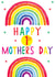 rainbow star Mothers Day Card 42487 created by Earlybird
