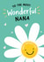Cute Mothers Day Card - Nana - Daisy - To The Most Wonderful Nana created by Macie Dot Doodles