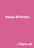 simple thats Birthday Card 13938 created by Sachy Cards