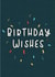 wishes confetti Birthday Card 20939 created by Hayley Warhurst Design