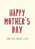 Your Favourite Mothers Day Card 6734 created by Redback Cards