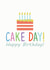 cake candles Birthday Card 21192 created by Luella York