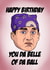 prison mike the office Birthday Card 19418 created by Parker Art & Design