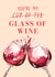 wine cheers Valentines Day Card 47036 created by Maria Amaya