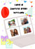 presents balloon Birthday Personalised Photo Card 12188 created by Marie Goodchild