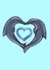 love heart Valentines Day Card 21290 created by Charlotte Oxenham
