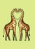 giraffe animals Valentines Day Card 47052 created by Charlotte Oxenham