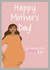 bump pregnant Mothers Day Card 15723 created by InclusiviTwee