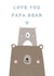 love you love Father's Day Card 16476 created by Jessica Eyre